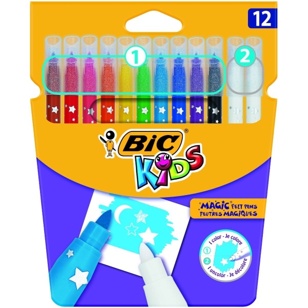 Bic Kids Magic Felt Pens 12 Buc 32011714